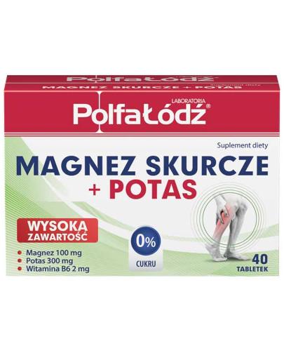 Magnez Skurcze + Potas Laboratoria Polfa Łódź 40 tabletek