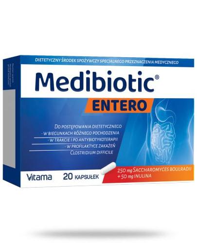 podgląd produktu Medibiotic Entero 20 kapsułek