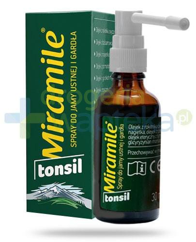 podgląd produktu Miramile Tonsil spray do jamy ustnej i gardla 30 ml