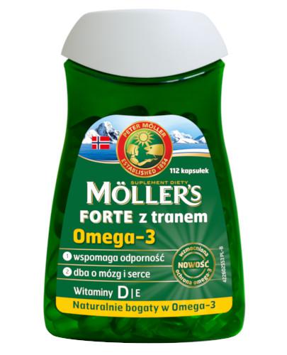 Mollers Forte z tranem Omega-3 112 kapsułek