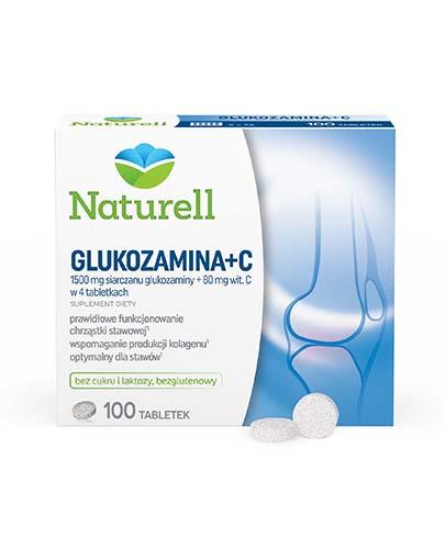 podgląd produktu Naturell Glukozamina + C 100 tabletek