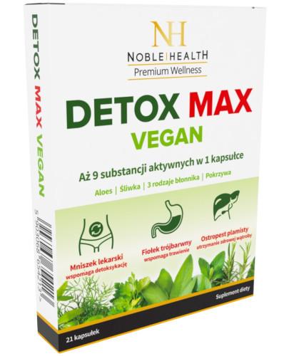 Noble Health Detox Max 21 kapsułek