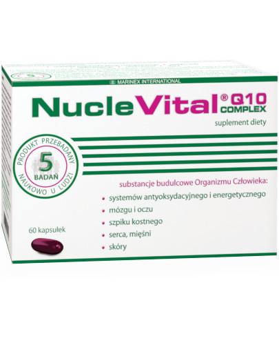NucleVital Q10 Complex esencja diety śródziemnomorskiej 60 kapsułek  
