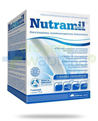 Nutramil Complex preparat odżywczy o smaku neutralnym 7 saszetek 