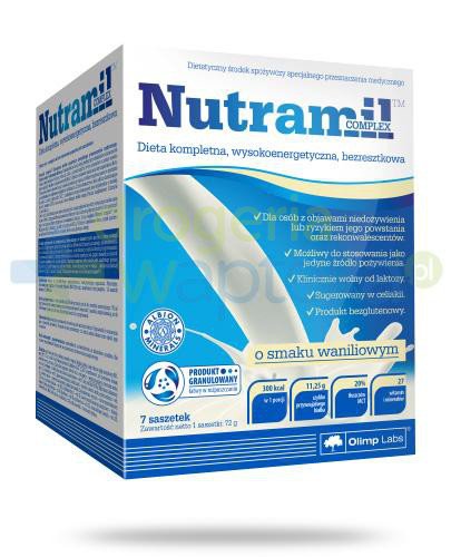 Nutramil Complex preparat odżywczy o smaku waniliowym 7 saszetek  