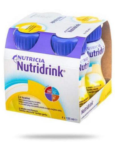 podgląd produktu Nutridrink Multi Fibre smak waniliowy 4x 125 ml