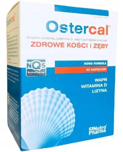 NutroPharma Ostercal 1250 D zdrowe kości i zęby 90 tabletek 