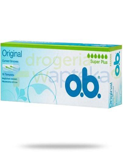 OB Original Super Plus tampony higieniczne 16 sztuk