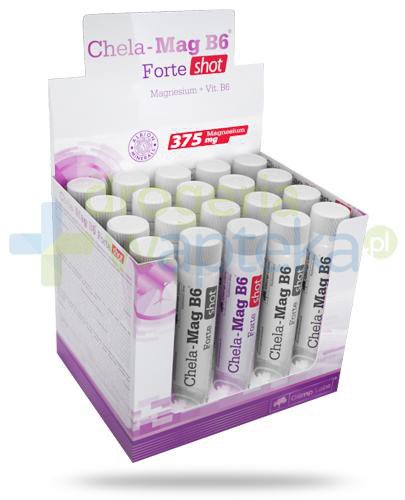 podgląd produktu Olimp Chela-Mag B6 Forte Shot smak wiśniowy 25 ml
