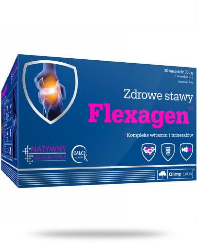 Olimp Flexagen smak malinowy 30 saszetek