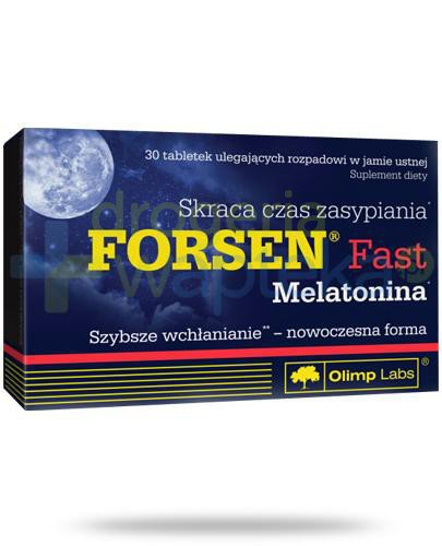 Olimp Forsen Fast z melatoniną 30 kapsułek