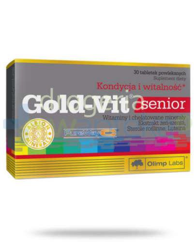 podgląd produktu Olimp Gold Vit senior 30 tabletek 
