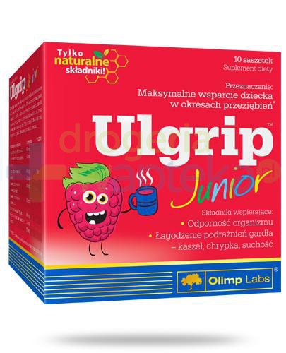 podgląd produktu Olimp Ulgrip o smaku malinowym proszek 10 saszetek