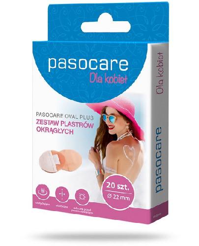 podgląd produktu Pasocare Oval Plus Dla kobiet plastry okrągłe 22mm 20 sztuk
