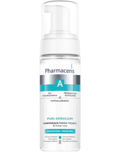 podgląd produktu Pharmaceris A Puri-Sensilium pianka łagodząca do mycia twarzy i oczu 150 ml