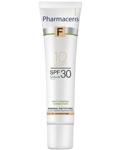 podgląd produktu Pharmaceris F mineralny dermo-fluid matujący 10 Light SPF 30 30 ml