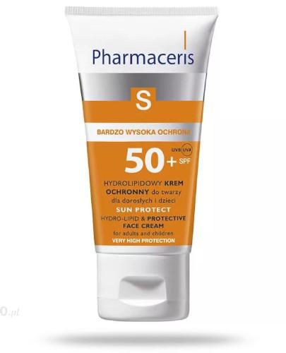 Pharmaceris S Sun-Protect krem ochronny SPF50+ hydrolipidowy do twarzy dla dorosłych i dzieci 50 ml