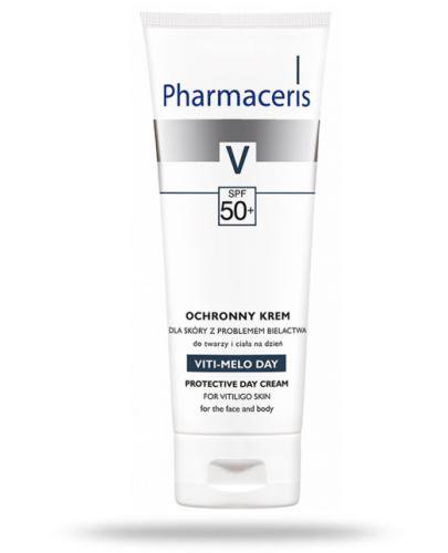 Pharmaceris V Viti-Melo Day krem ochronny SPF50+ dla skóry z problemem bielactwa 75 ml 
