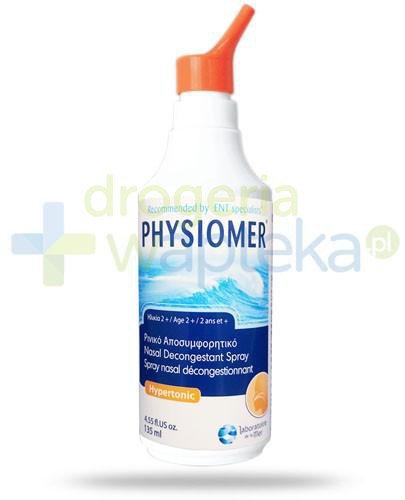 Physiomer Hypertonic spray udrażniający do nosa 135 ml