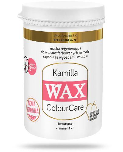 podgląd produktu Pilomax WAX ColourCare Kamille maska regenerująca do włosów farbowanych na kolory jasne i do sóry głowy 480 g