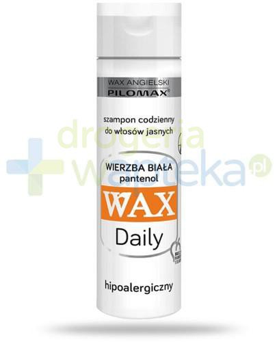 podgląd produktu Pilomax WAX Daily Wierzba Biała szampon do codziennej pielęgnacji do włosów jasnych 200 ml