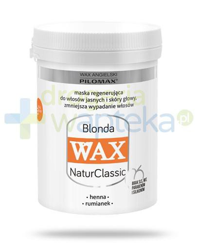 podgląd produktu Pilomax WAX NaturClassic Blonda maska regenerująca do włosów jasnych 240 ml