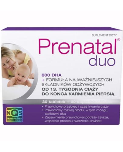 Prenatal Duo 600 DHA 30 tabletek + 60 kapsułek 