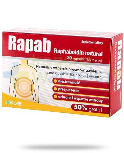 Rapab Raphaboldin natural 30 kapsułek