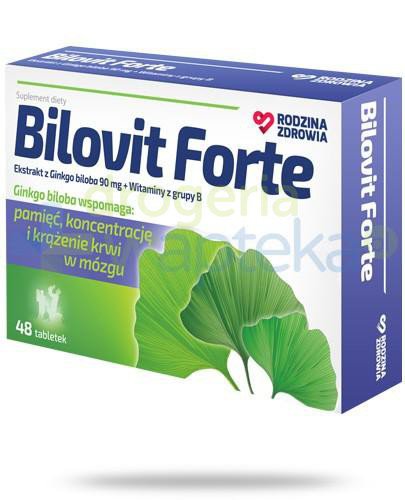 podgląd produktu Rodzina Zdrowia Bilovit Forte 48 tabletek 