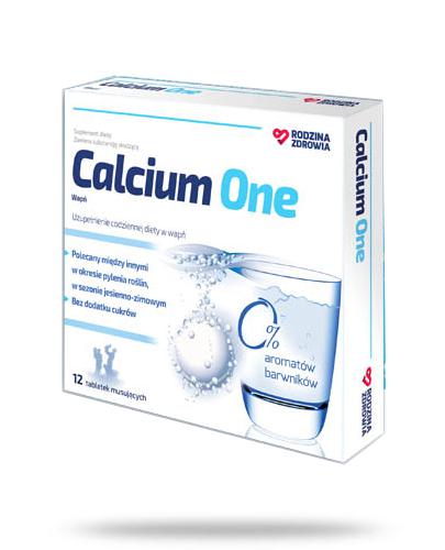 Rodzina Zdrowia Calcium One 12 tabletek musujących 