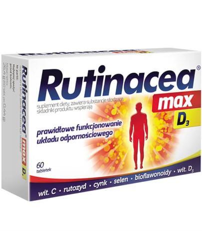 podgląd produktu Rutinacea Max D3 60 tabletek