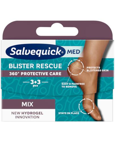 podgląd produktu Salvequick Blister Rescue plastry na pęcherze MIX 6 sztuk