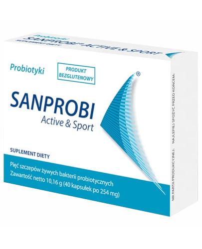 Sanprobi Active & Sport probiotyk 40 kapsułek