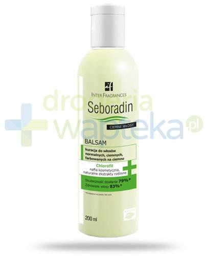 podgląd produktu Seboradin Ciemne włosy balsam do włosów ciemnych i farbowanych 200 ml