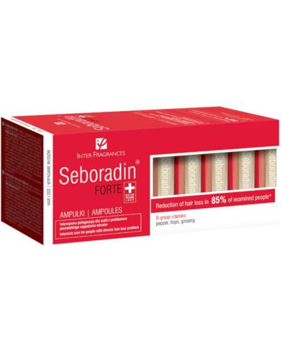 podgląd produktu Seboradin Forte kuracja przeciw wypadaniu włosów 14 ampułek 