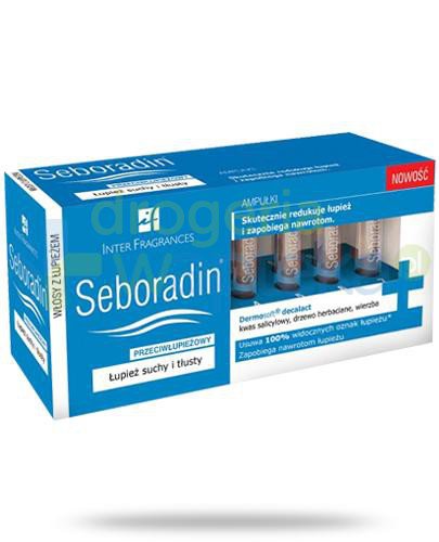 podgląd produktu Seboradin Przeciwłupieżowy kuracja w ampułkach 14x 5,5 ml 
