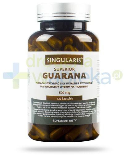 podgląd produktu Singularis Superior Guarana 500mg 120 kapsułek