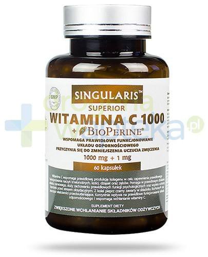 Singularis Superior witamina C 1000 + BioPerine 1000mg + 1mg 60 kapsułek