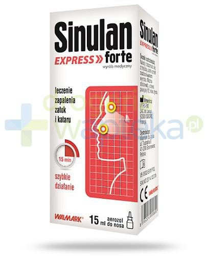 Sinulan Express Forte aerozol do nosa 15 ml 