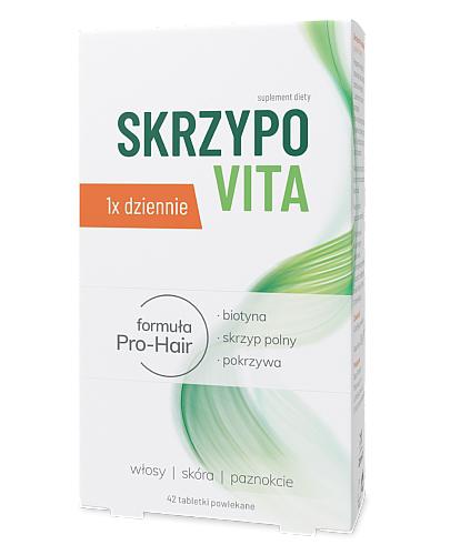 podgląd produktu Skrzypovita 1 x dziennie zdrowe włosy skóra paznokcie 42 tabletek