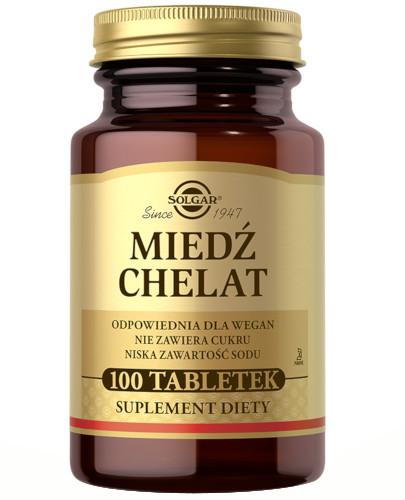 podgląd produktu SOLGAR Miedź chelat aminokwasowy 2,5 mg 100 tabletek 