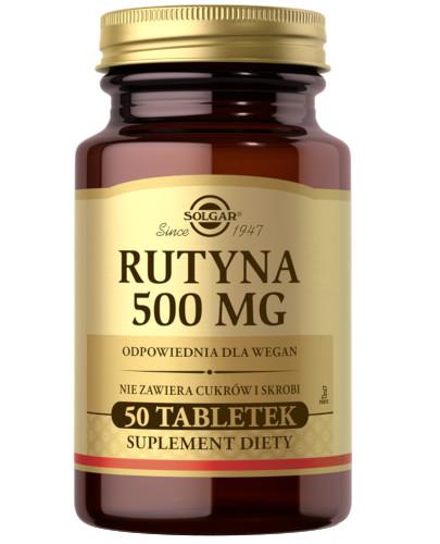 SOLGAR Rutyna 500 mg Fava D'anta 50 tabletek  