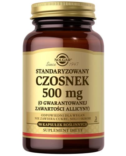 SOLGAR Standaryzowany Czosnek 500 mg 90 kapsułek  