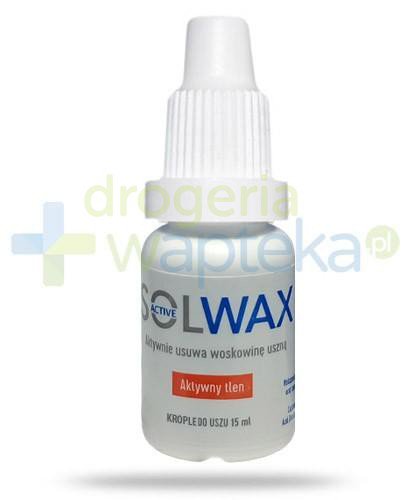 podgląd produktu Solwax Active krople do uszu 15 ml
