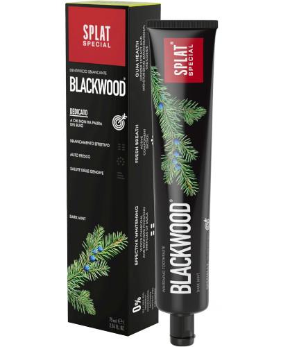 Splat Blackwood czarna pasta wybielająca do zębów o smaku mięty pieprzowej 75 ml