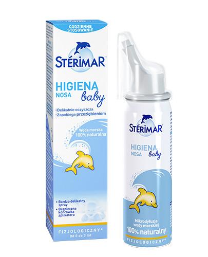 Sterimar Baby Higiena nosa fizjologiczny roztwór wody morskiej dla dzieci 0-3 50 ml 