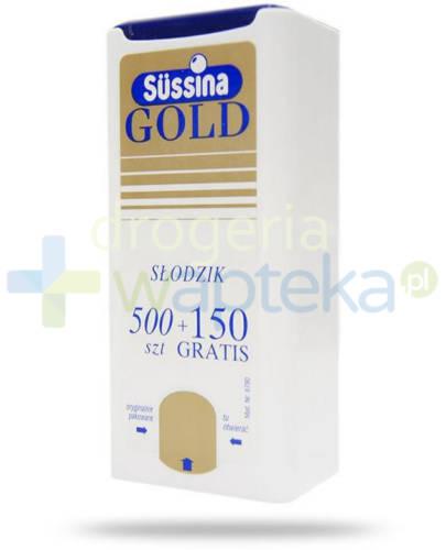 Sussina Gold słodzik z dozownikiem 500 sztuk + 150 sztuk [GRATIS]
