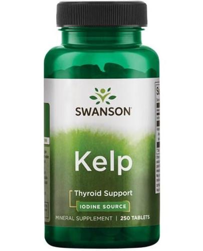 podgląd produktu Swanson Kelp jod z alg morskich 250 tabletek