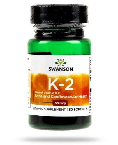 Swanson Vitamin K2 MK-7 50mcg 30 kapsułek