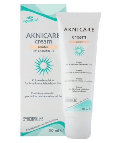 Synchroline Aknicare Cream Teintee Clair na niedoskonałości skóry 50 ml